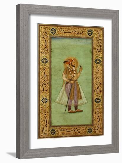 Portrait of Shah Jahan (1592-1666), 1631, Mughal-null-Framed Giclee Print