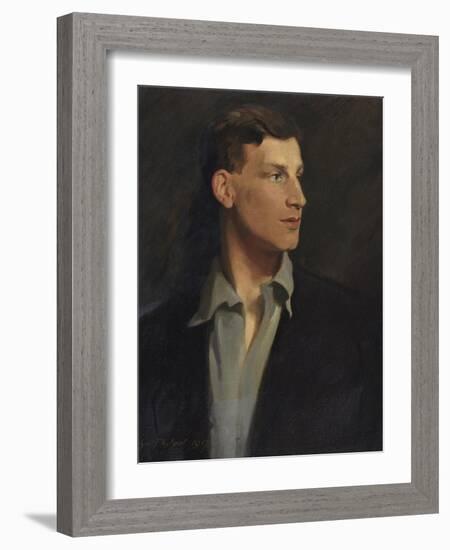 Portrait of Siegfried Sassoon (1886-1967) 1917-Glyn Warren Philpot-Framed Giclee Print