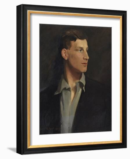 Portrait of Siegfried Sassoon (1886-1967) 1917-Glyn Warren Philpot-Framed Giclee Print