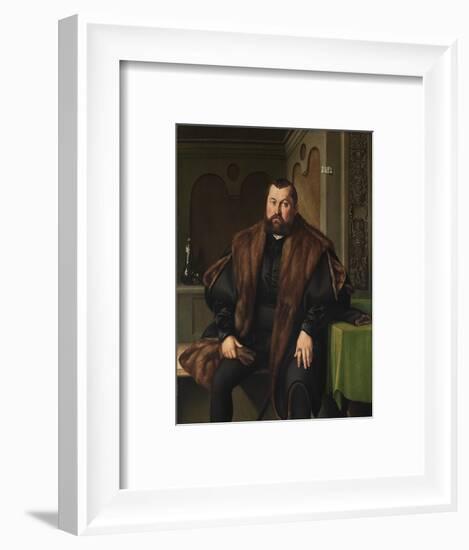 Portrait of Sigismund Baldinger (1510-155), 1545-Georg Pencz-Framed Giclee Print