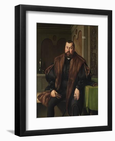 Portrait of Sigismund Baldinger (1510-155), 1545-Georg Pencz-Framed Giclee Print