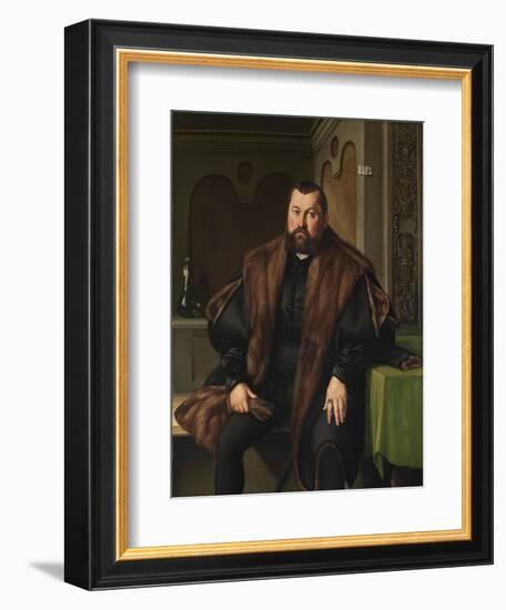 Portrait of Sigismund Baldinger (1510-155), 1545-Georg Pencz-Framed Giclee Print