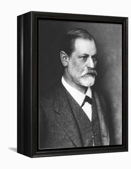 Portrait of Sigmund Freud circa 1900-null-Framed Premier Image Canvas