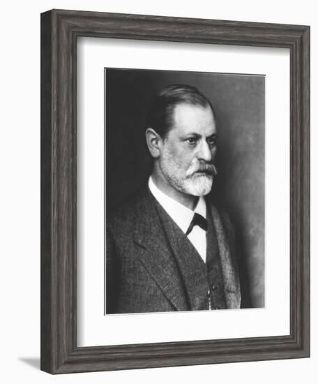 Portrait of Sigmund Freud circa 1900-null-Framed Giclee Print