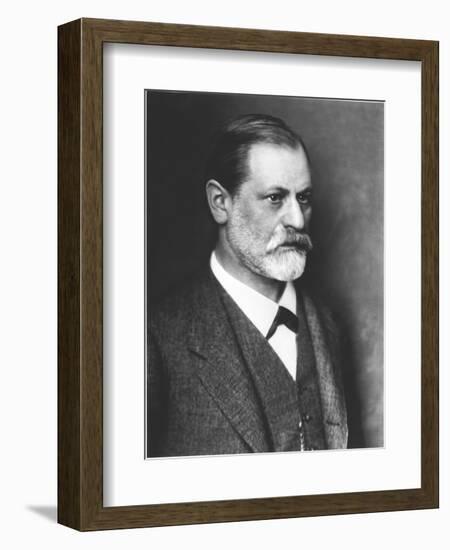 Portrait of Sigmund Freud circa 1900-null-Framed Giclee Print