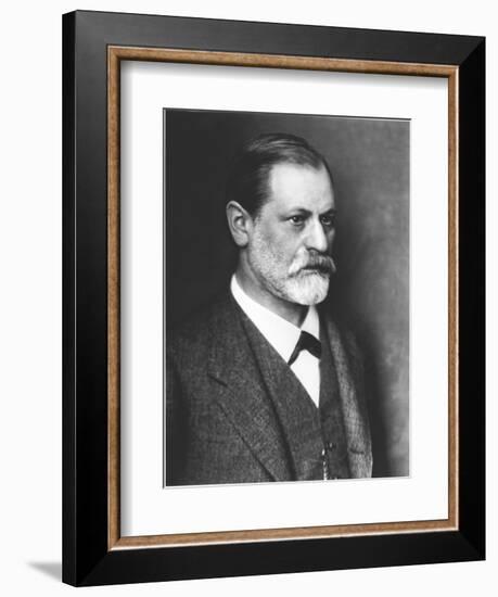 Portrait of Sigmund Freud circa 1900-null-Framed Giclee Print