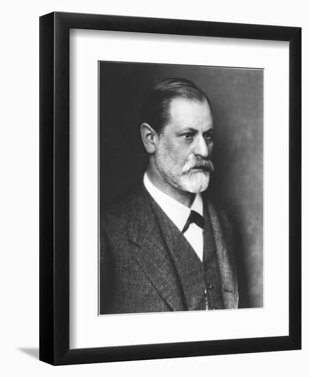 Portrait of Sigmund Freud circa 1900-null-Framed Giclee Print