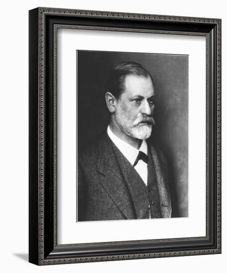 Portrait of Sigmund Freud circa 1900-null-Framed Giclee Print