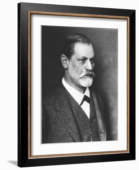 Portrait of Sigmund Freud circa 1900-null-Framed Giclee Print