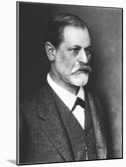 Portrait of Sigmund Freud circa 1900-null-Mounted Giclee Print