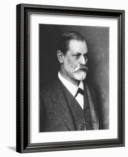 Portrait of Sigmund Freud circa 1900-null-Framed Giclee Print