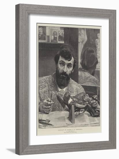 Portrait of Signor G B Amendola-Sir Lawrence Alma-Tadema-Framed Giclee Print