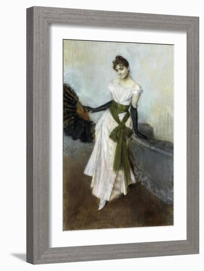 Portrait of Signorina Concha De Ossa, 1888-Giovanni Boldini-Framed Giclee Print