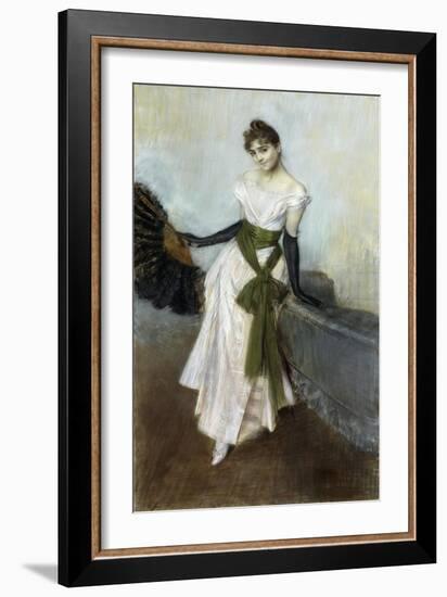 Portrait of Signorina Concha De Ossa, 1888-Giovanni Boldini-Framed Giclee Print