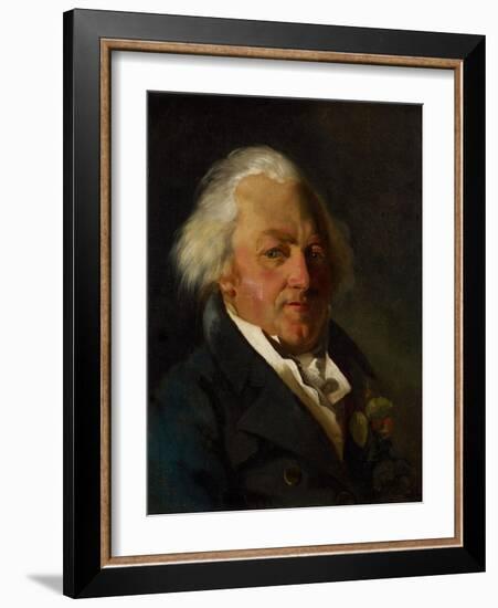 Portrait of Simeon Bonnesoeur-Bourginiere, C.1812-15-Theodore Gericault-Framed Giclee Print