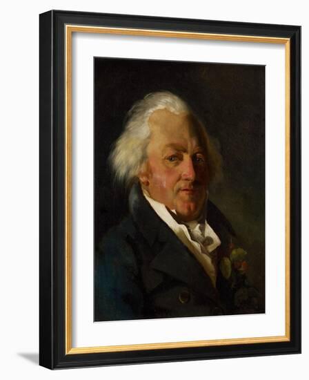 Portrait of Simeon Bonnesoeur-Bourginiere, C.1812-15-Theodore Gericault-Framed Giclee Print