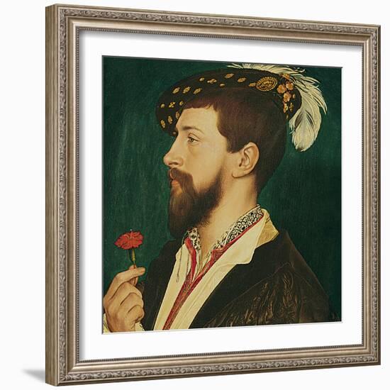 Portrait of Simon George of Cornwall-Hans Holbein the Younger-Framed Giclee Print