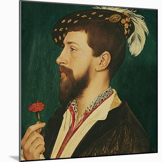 Portrait of Simon George of Cornwall-Hans Holbein the Younger-Mounted Giclee Print