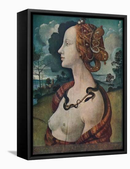 'Portrait of Simonetta Vespucci', c1480, (1939)-Piero di Cosimo-Framed Premier Image Canvas