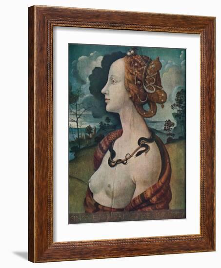 'Portrait of Simonetta Vespucci', c1480, (1939)-Piero di Cosimo-Framed Giclee Print