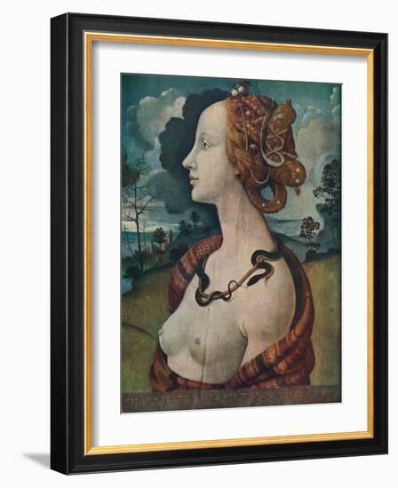 'Portrait of Simonetta Vespucci', c1480, (1939)-Piero di Cosimo-Framed Giclee Print