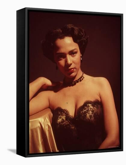 Portrait of Singer and Actress Dorothy Dandridge-Ed Clark-Framed Premier Image Canvas