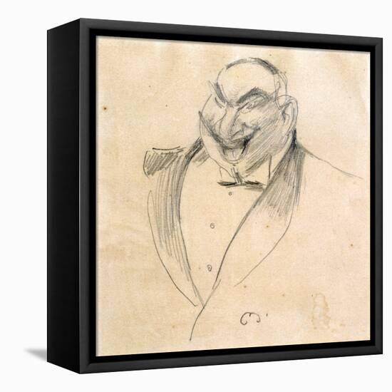 Portrait of Sir Albert Kaye Rollit, 1909 (Pencil on Paper)-Giovanni Boldini-Framed Premier Image Canvas