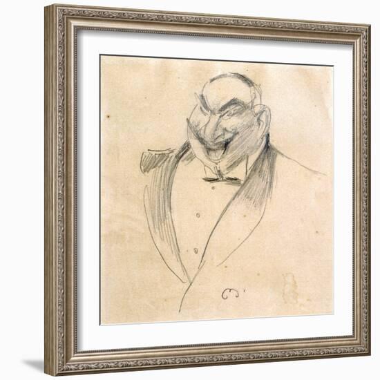 Portrait of Sir Albert Kaye Rollit, 1909 (Pencil on Paper)-Giovanni Boldini-Framed Giclee Print