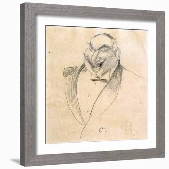 Portrait of Sir Albert Kaye Rollit, 1909 (Pencil on Paper)-Giovanni Boldini-Framed Giclee Print