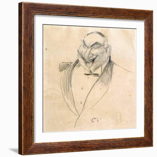 Portrait of Sir Albert Kaye Rollit, 1909 (Pencil on Paper)-Giovanni Boldini-Framed Giclee Print