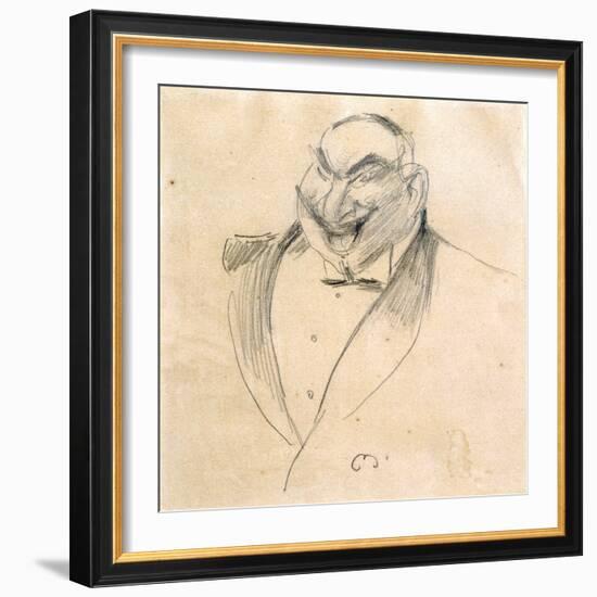 Portrait of Sir Albert Kaye Rollit, 1909 (Pencil on Paper)-Giovanni Boldini-Framed Giclee Print