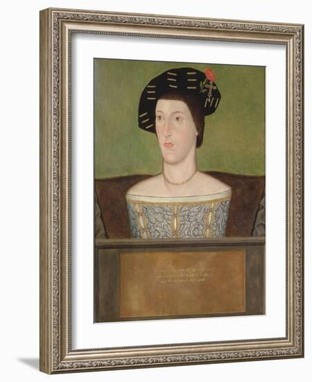 Portrait of Sir Anthony Browne (D.1548) (Oil on Panel)-English School-Framed Giclee Print