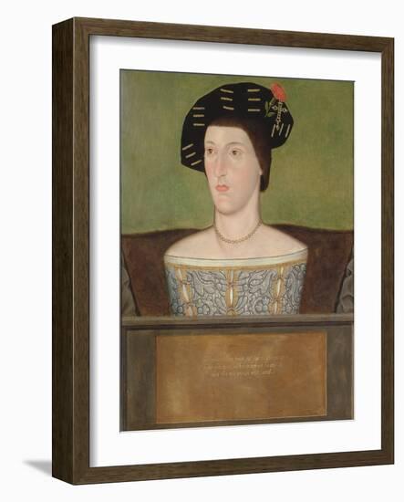 Portrait of Sir Anthony Browne (D.1548) (Oil on Panel)-English School-Framed Giclee Print