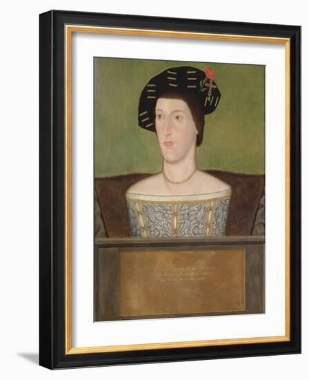 Portrait of Sir Anthony Browne (D.1548) (Oil on Panel)-English School-Framed Giclee Print