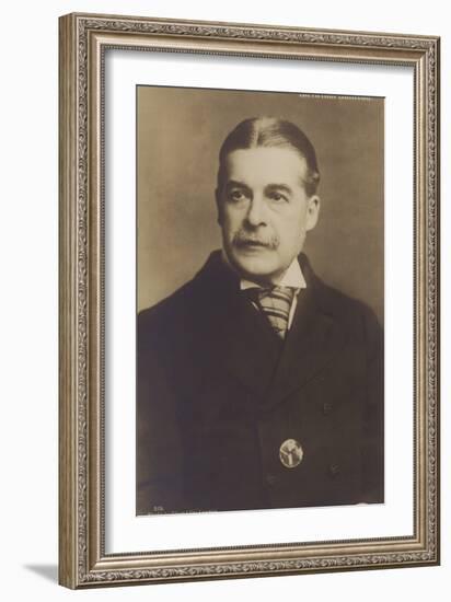 Portrait of Sir Arthur Sullivan-null-Framed Photographic Print