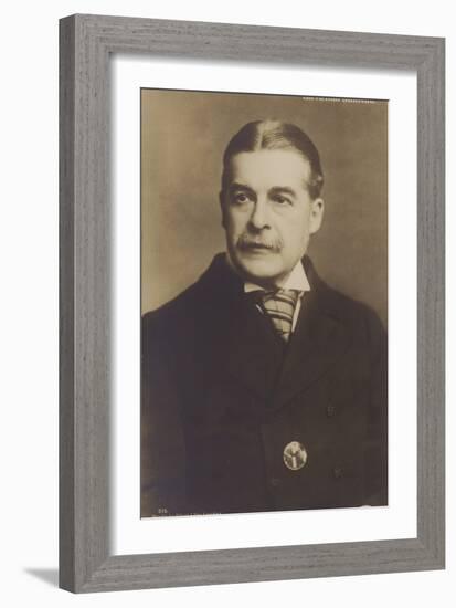 Portrait of Sir Arthur Sullivan-null-Framed Photographic Print