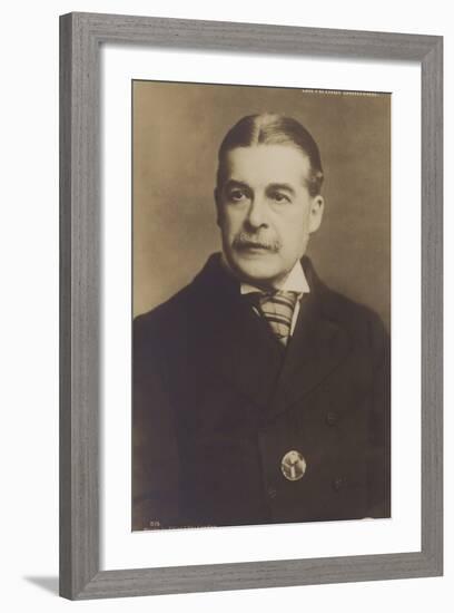 Portrait of Sir Arthur Sullivan-null-Framed Photographic Print