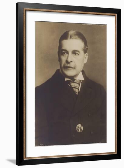 Portrait of Sir Arthur Sullivan-null-Framed Photographic Print