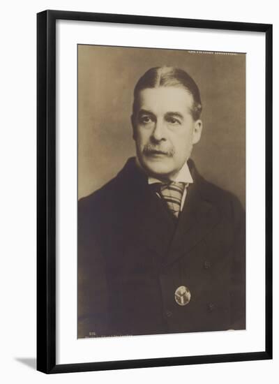 Portrait of Sir Arthur Sullivan-null-Framed Photographic Print