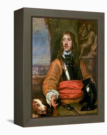 Portrait of Sir Charles Lucas-William Dobson-Framed Premier Image Canvas