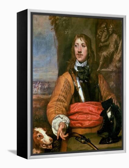 Portrait of Sir Charles Lucas-William Dobson-Framed Premier Image Canvas