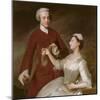 Portrait of Sir Edward and Lady Turner, 1740 (Oil on Canvas)-Allan Ramsay-Mounted Giclee Print