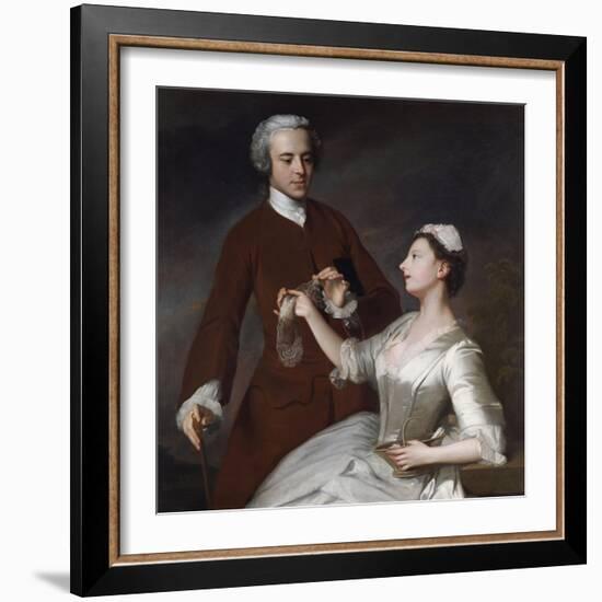 Portrait of Sir Edward and Lady Turner, 1740-Allan Ramsay-Framed Giclee Print