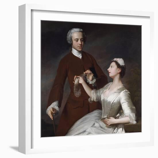 Portrait of Sir Edward and Lady Turner, 1740-Allan Ramsay-Framed Giclee Print