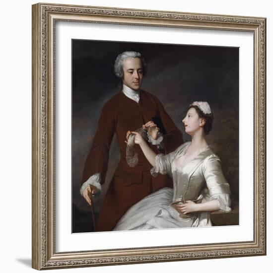 Portrait of Sir Edward and Lady Turner, 1740-Allan Ramsay-Framed Giclee Print