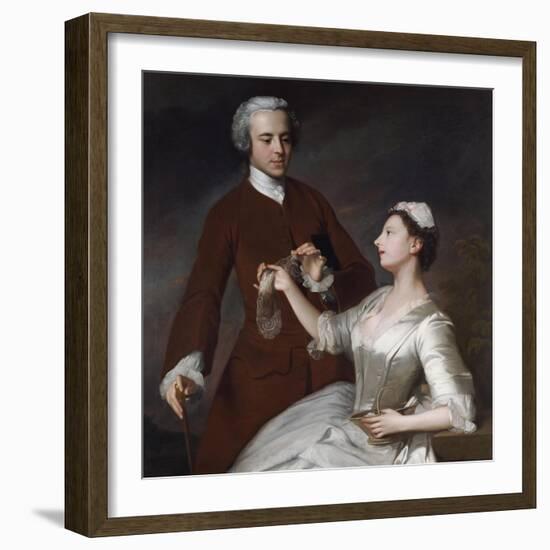 Portrait of Sir Edward and Lady Turner, 1740-Allan Ramsay-Framed Giclee Print