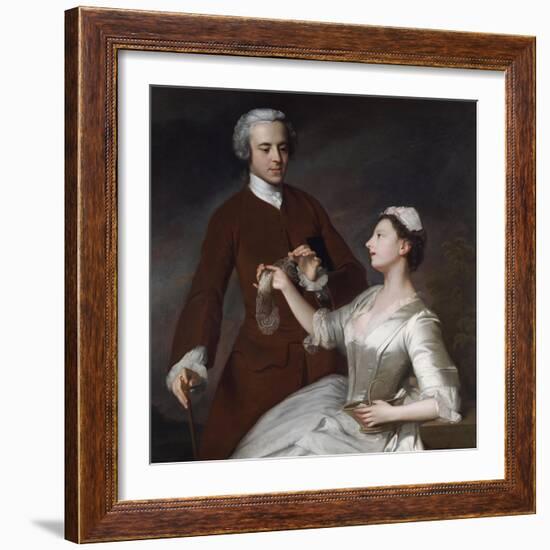 Portrait of Sir Edward and Lady Turner, 1740-Allan Ramsay-Framed Giclee Print