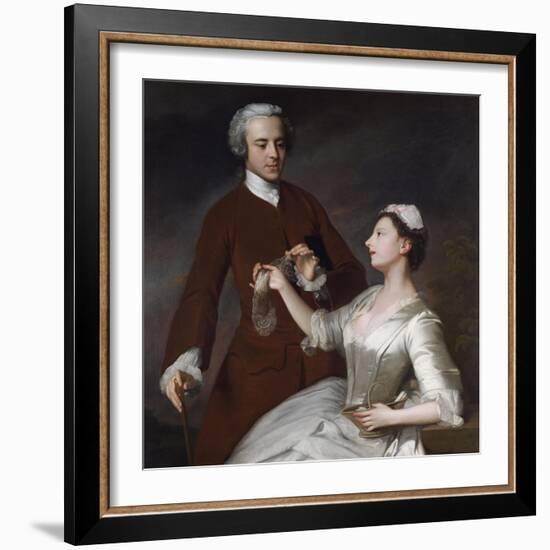 Portrait of Sir Edward and Lady Turner, 1740-Allan Ramsay-Framed Giclee Print