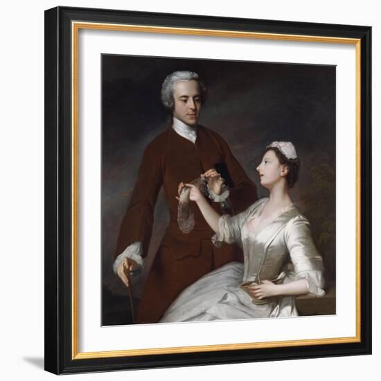 Portrait of Sir Edward and Lady Turner, 1740-Allan Ramsay-Framed Giclee Print