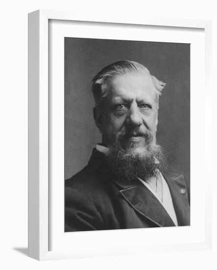 Portrait of Sir Edwin Arnold-Roger Eliot Fry-Framed Photographic Print